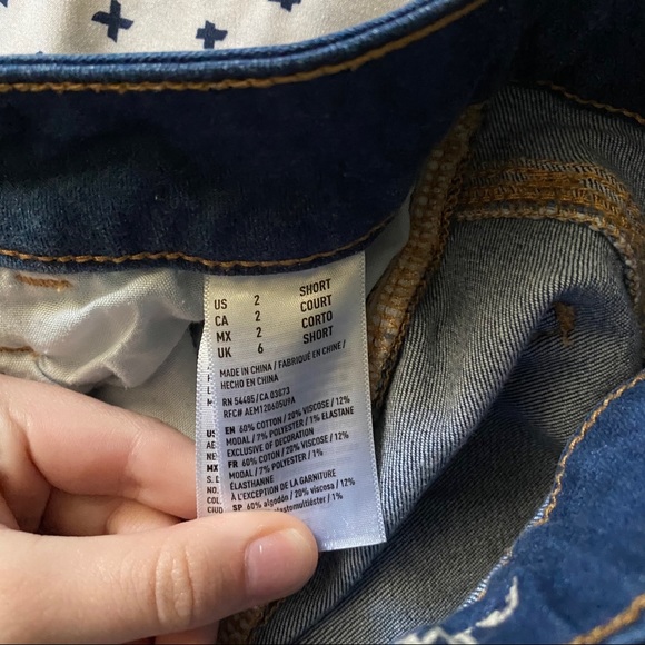 Dark American Eagle Super Stretch Jeans - Picture 2 of 5